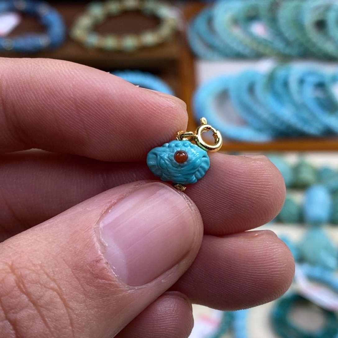 绿松石未镶嵌配饰