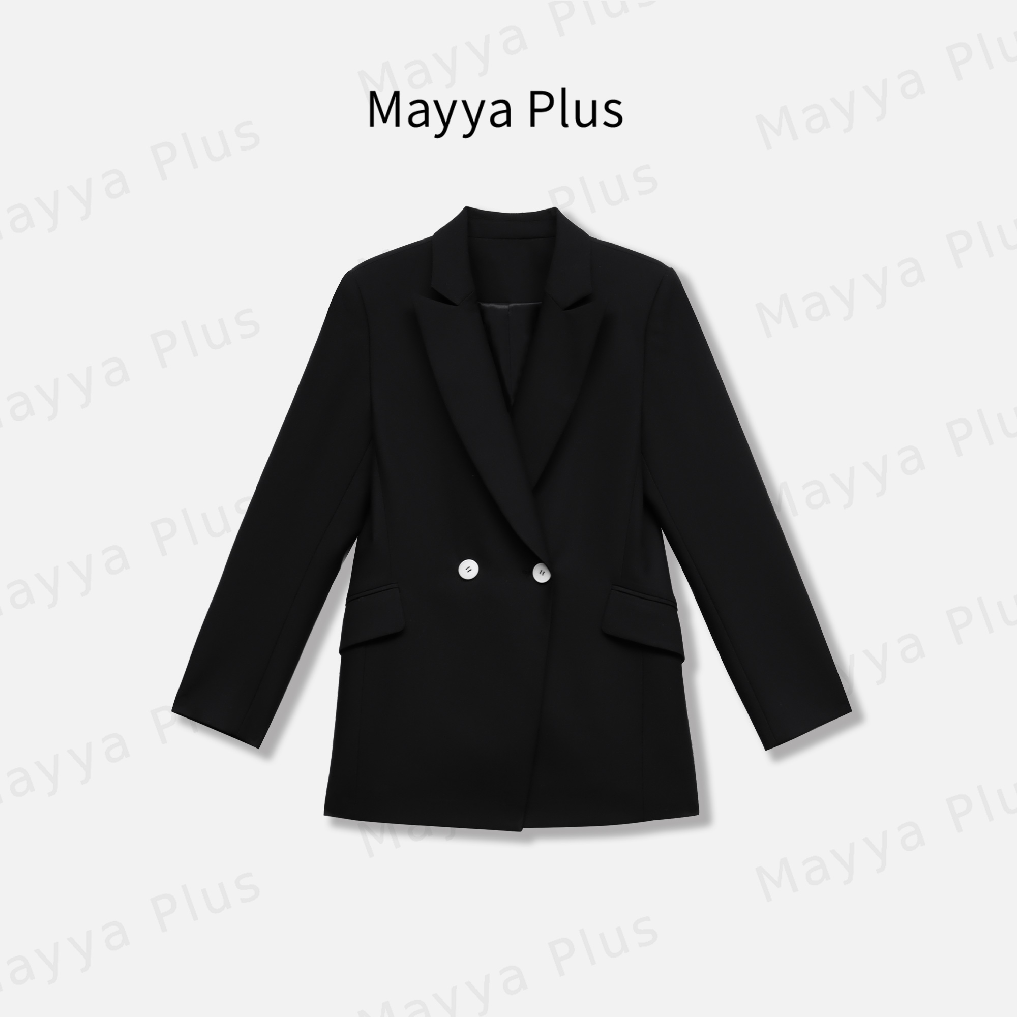 【晚风】Mayya Plus麦芽定制轻奢气质显瘦百搭款西装外套32519001