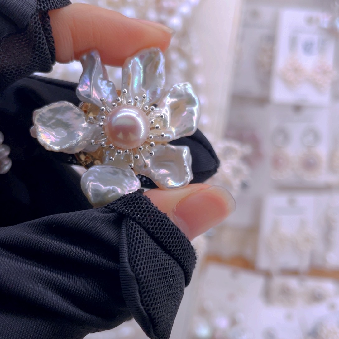 未镶嵌耳饰淡水珍珠