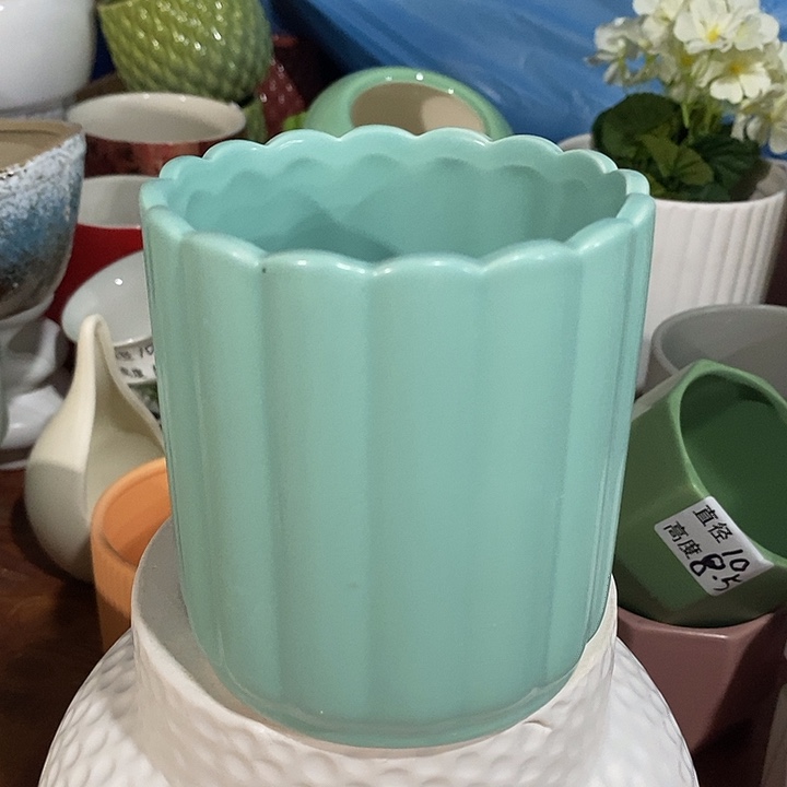 陶摆件陶盆有孔 瑕疵介意勿拍