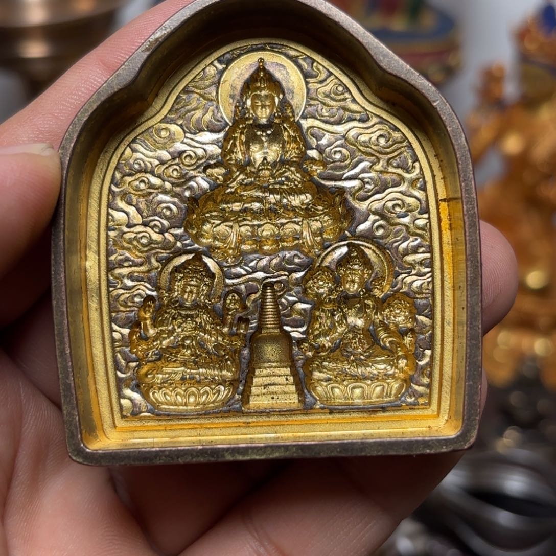 赵***选铜星月菩提挂件菩提