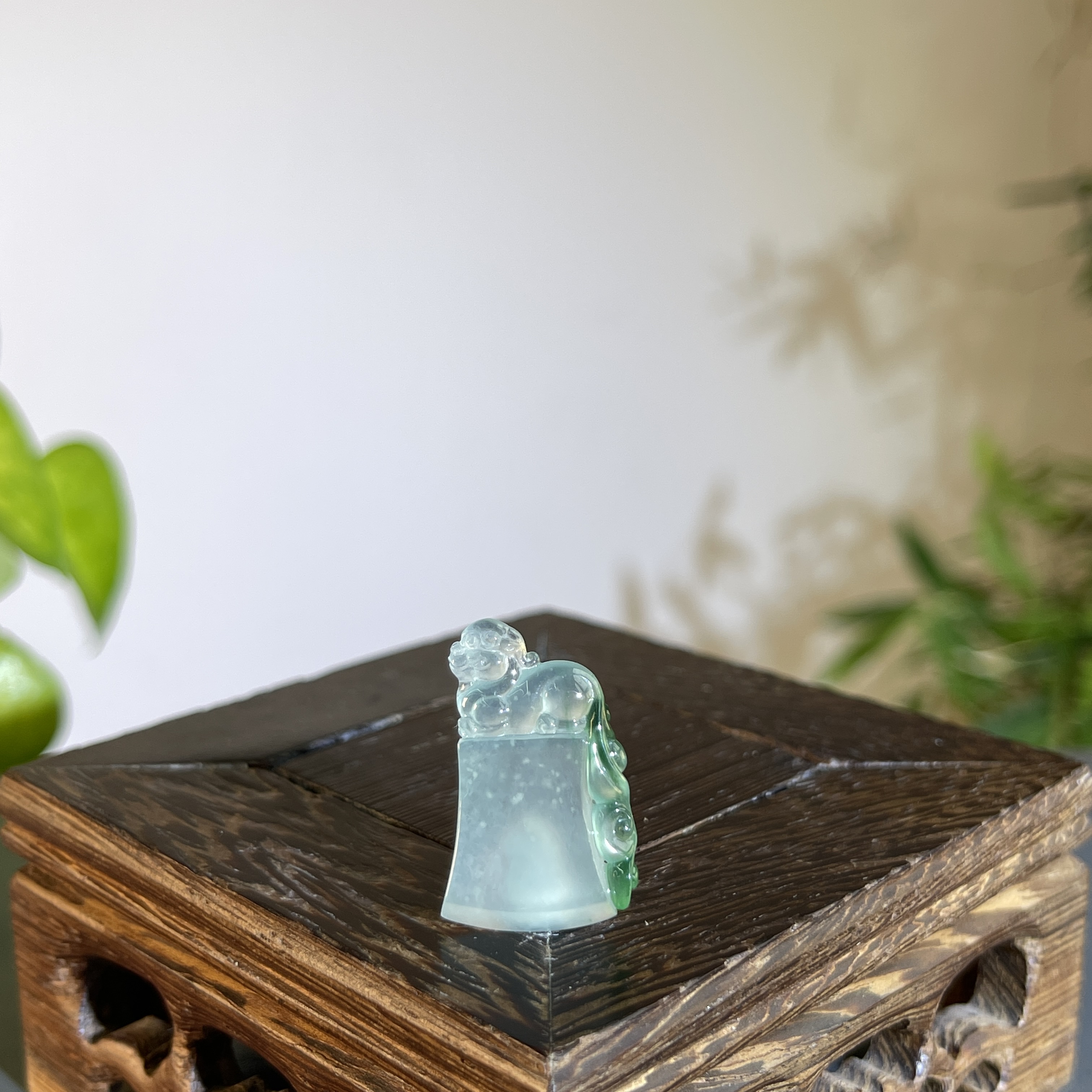 JTB16-112 天然缅甸A货翡翠 印章