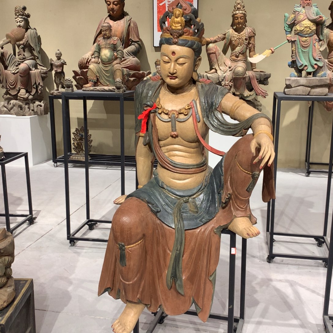 木不包邮 木雕摆件高120厘米