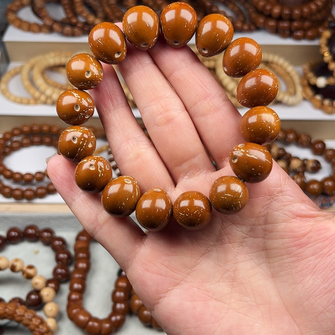 紫金鼠手串14紫金鼠原籽单圈手串