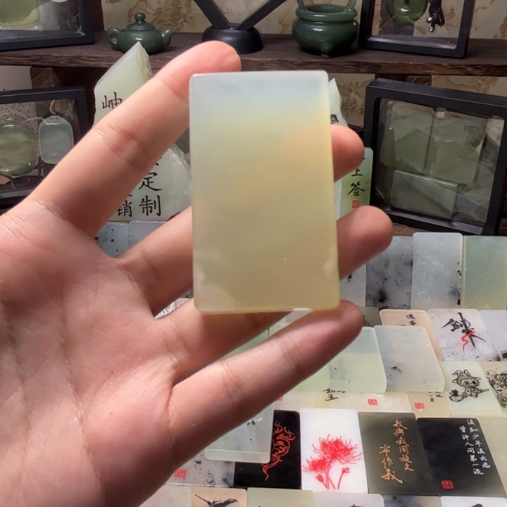 蛇纹石玉合金颈饰