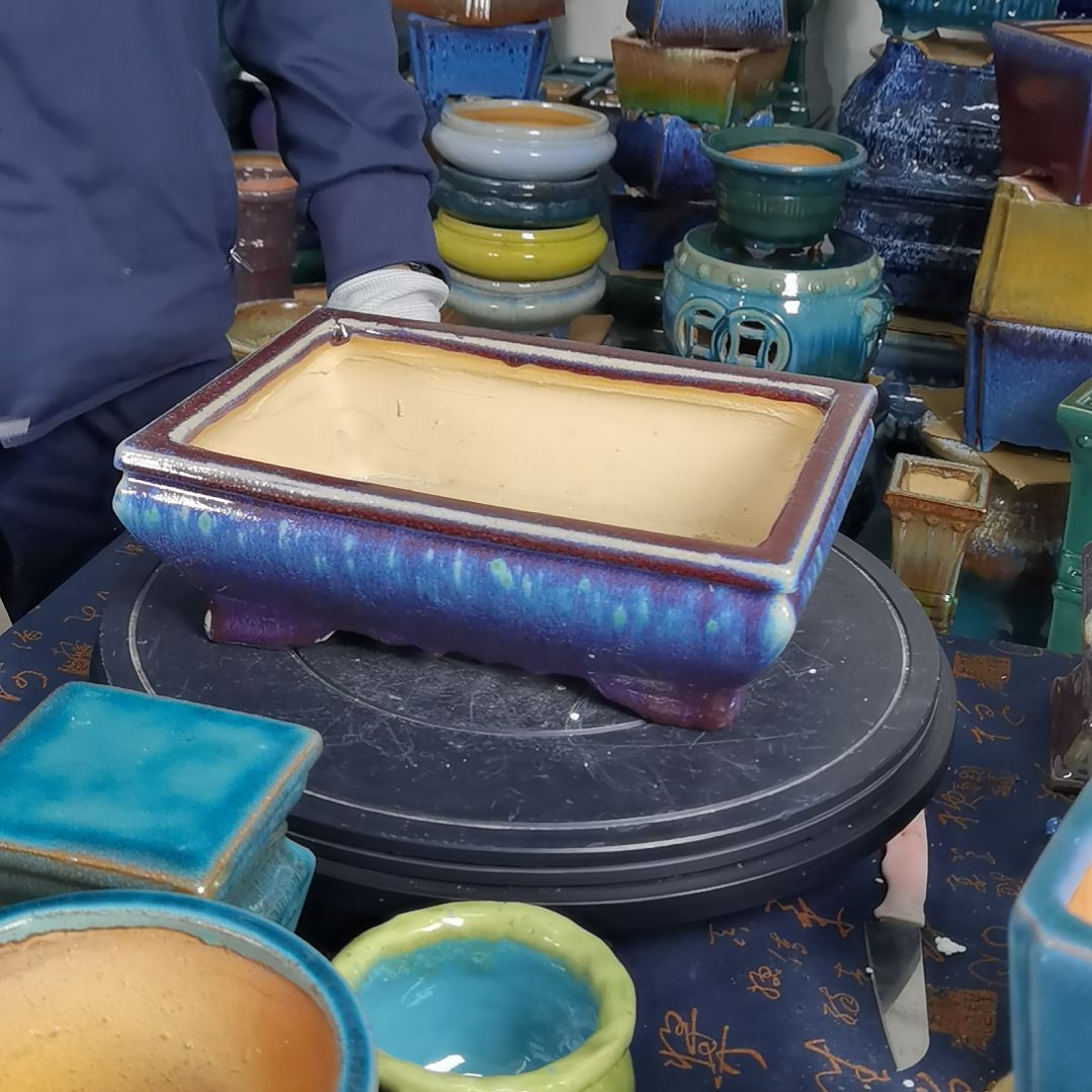 內口26×19深7石湾花盆默认微瑕