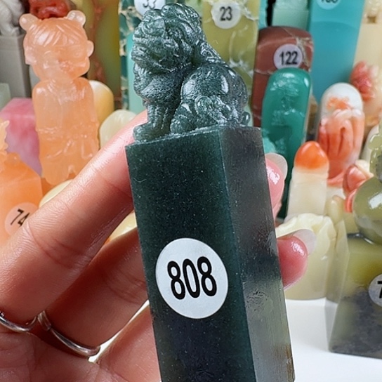 寿山石印石褪*印石章料…..