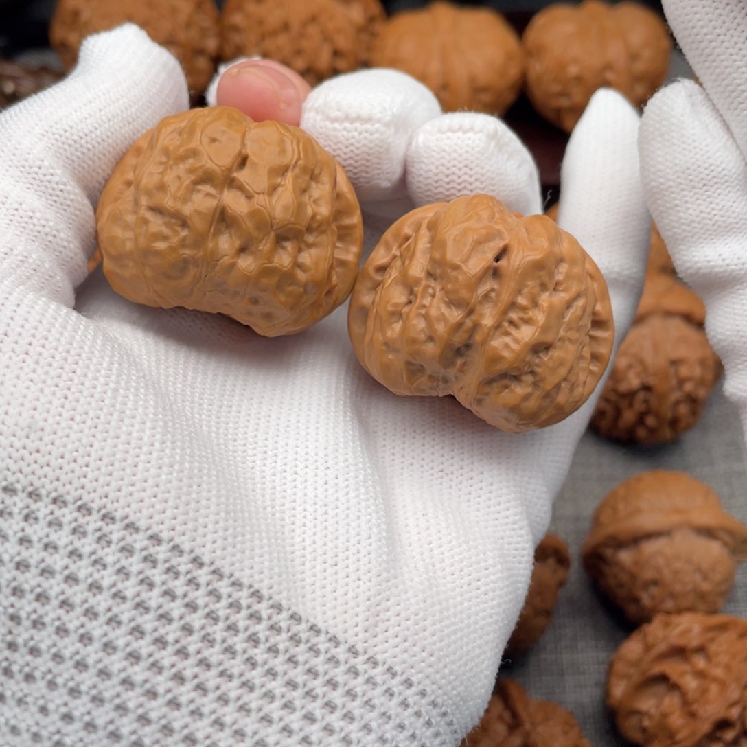 文玩核桃把件38延庆肉蛤蟆头