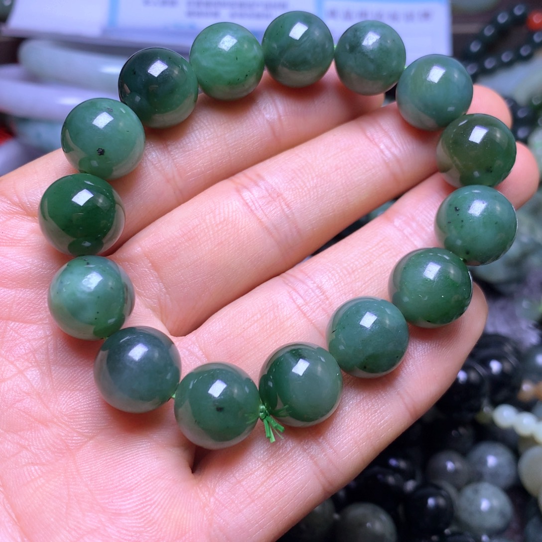 和田玉未镶嵌手链