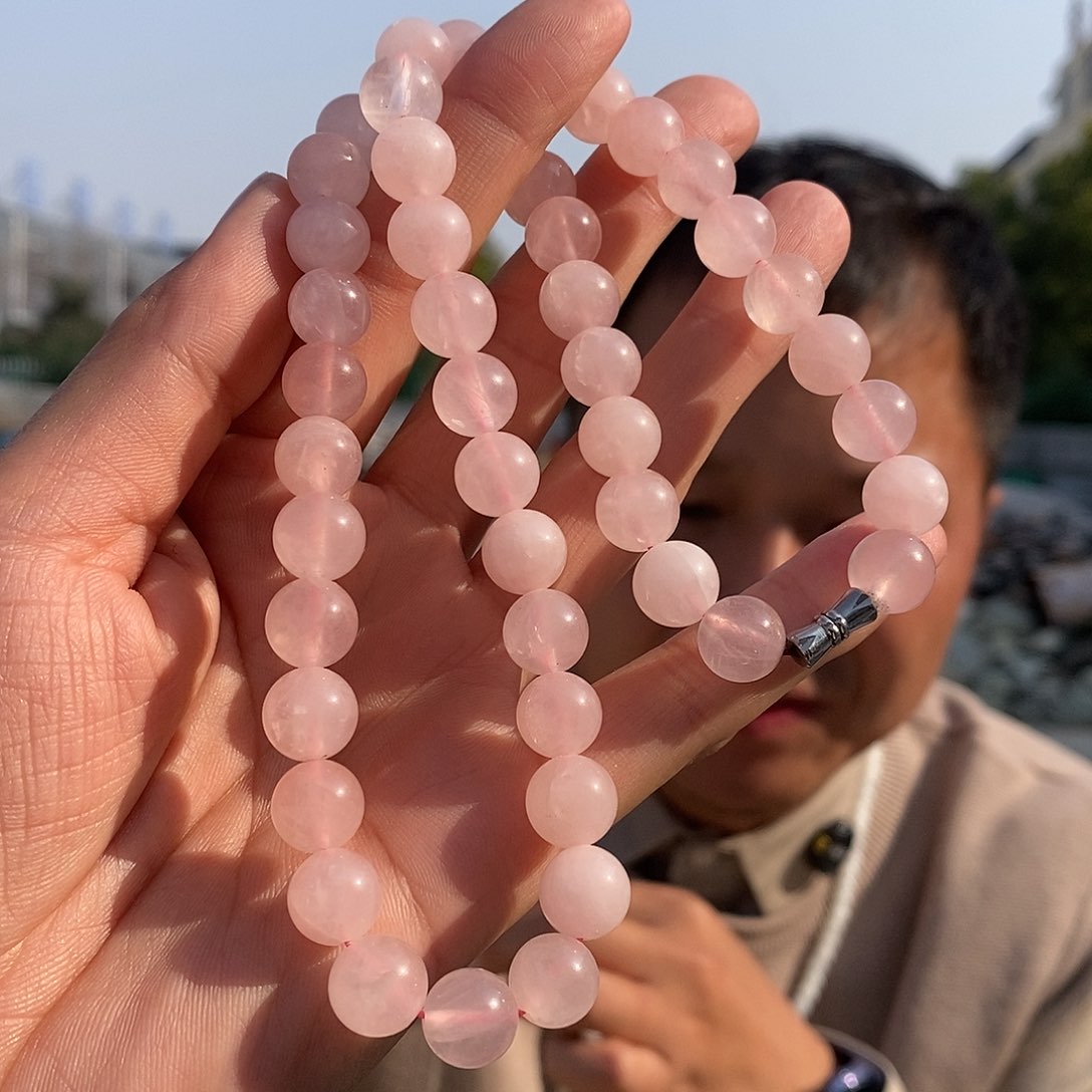 颈饰未镶嵌水晶粉晶项链卡10 