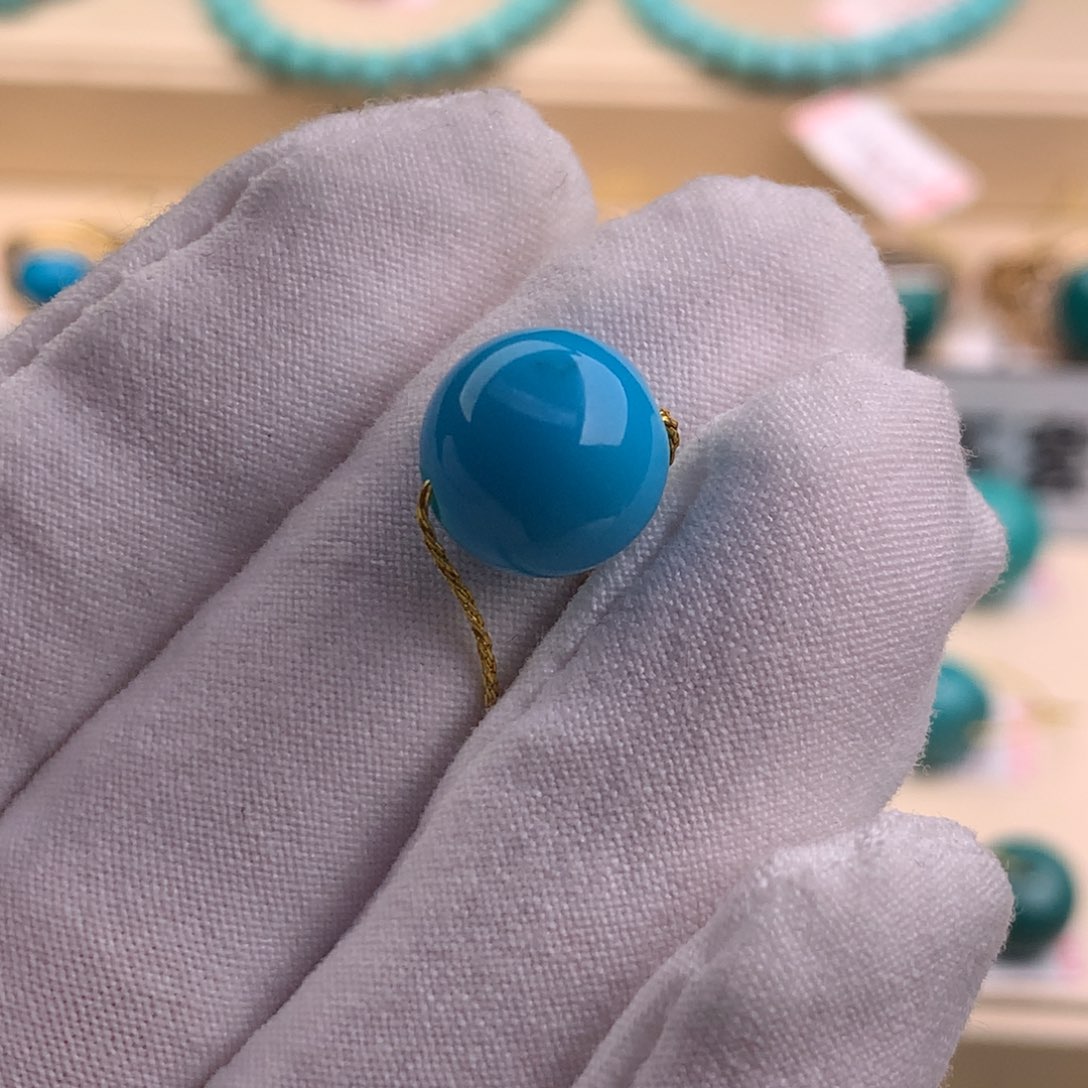 绿松石珠宝奇石未镶嵌11.5