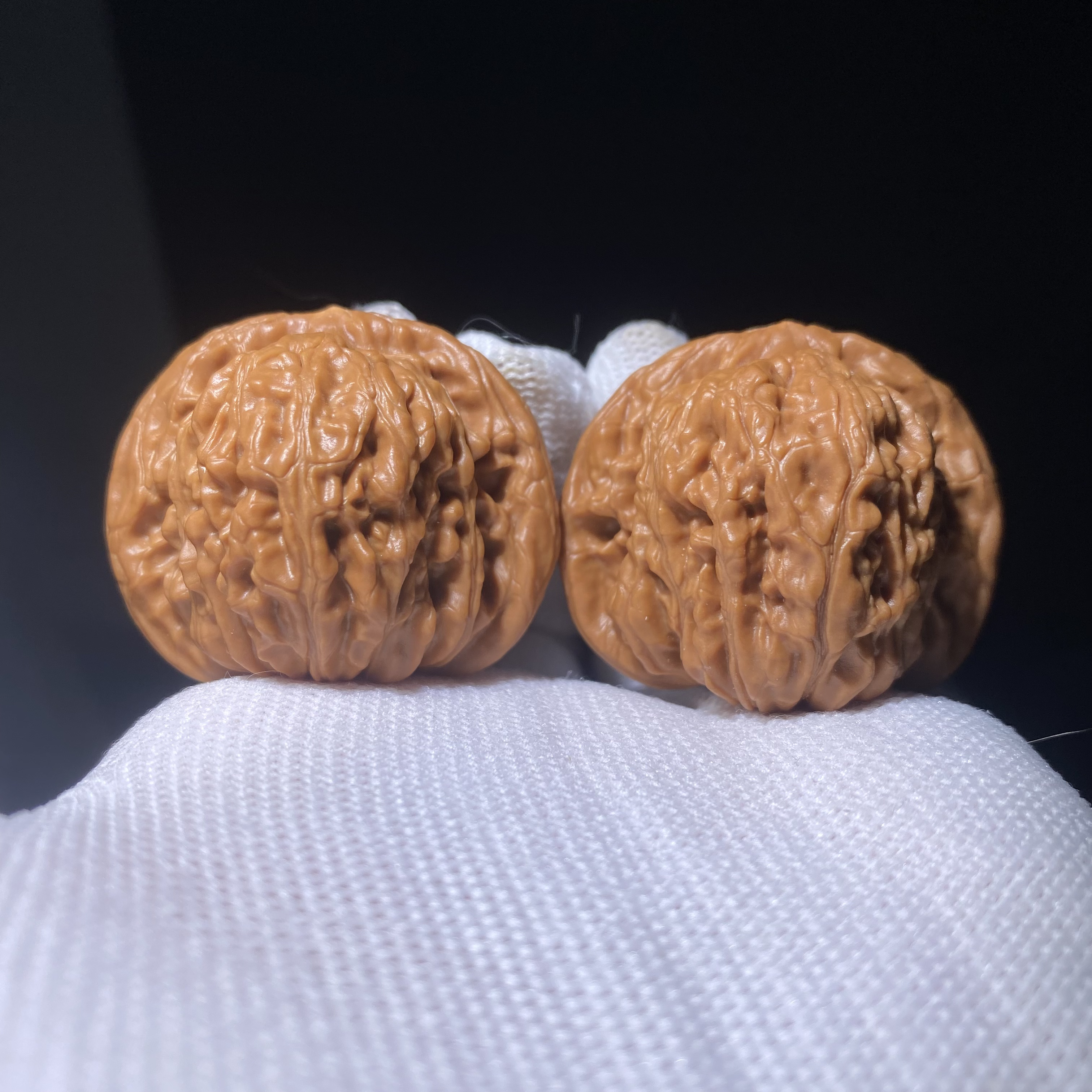 B27号山西汉高楼边39肚34高32尖微微修文玩核桃一物一图打好底