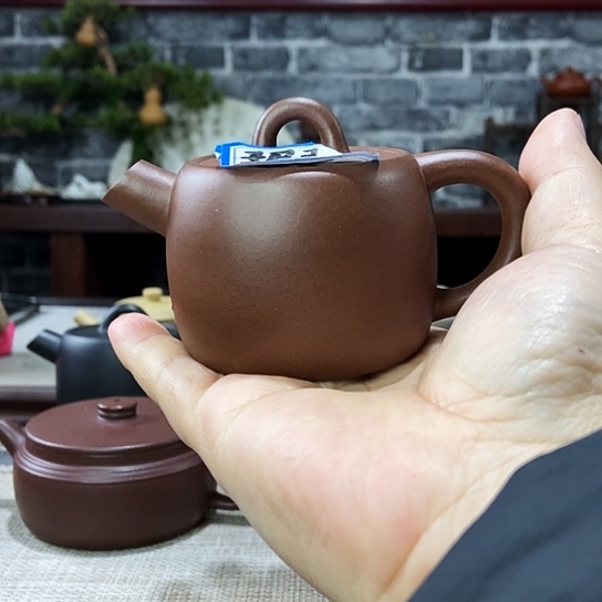紫砂茶壶大口汉瓦