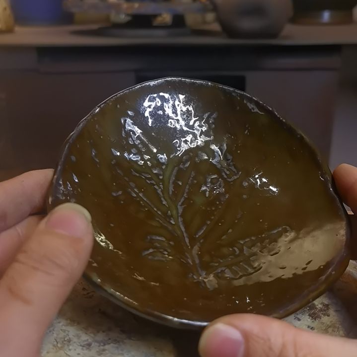 盘手工高温原矿窑变