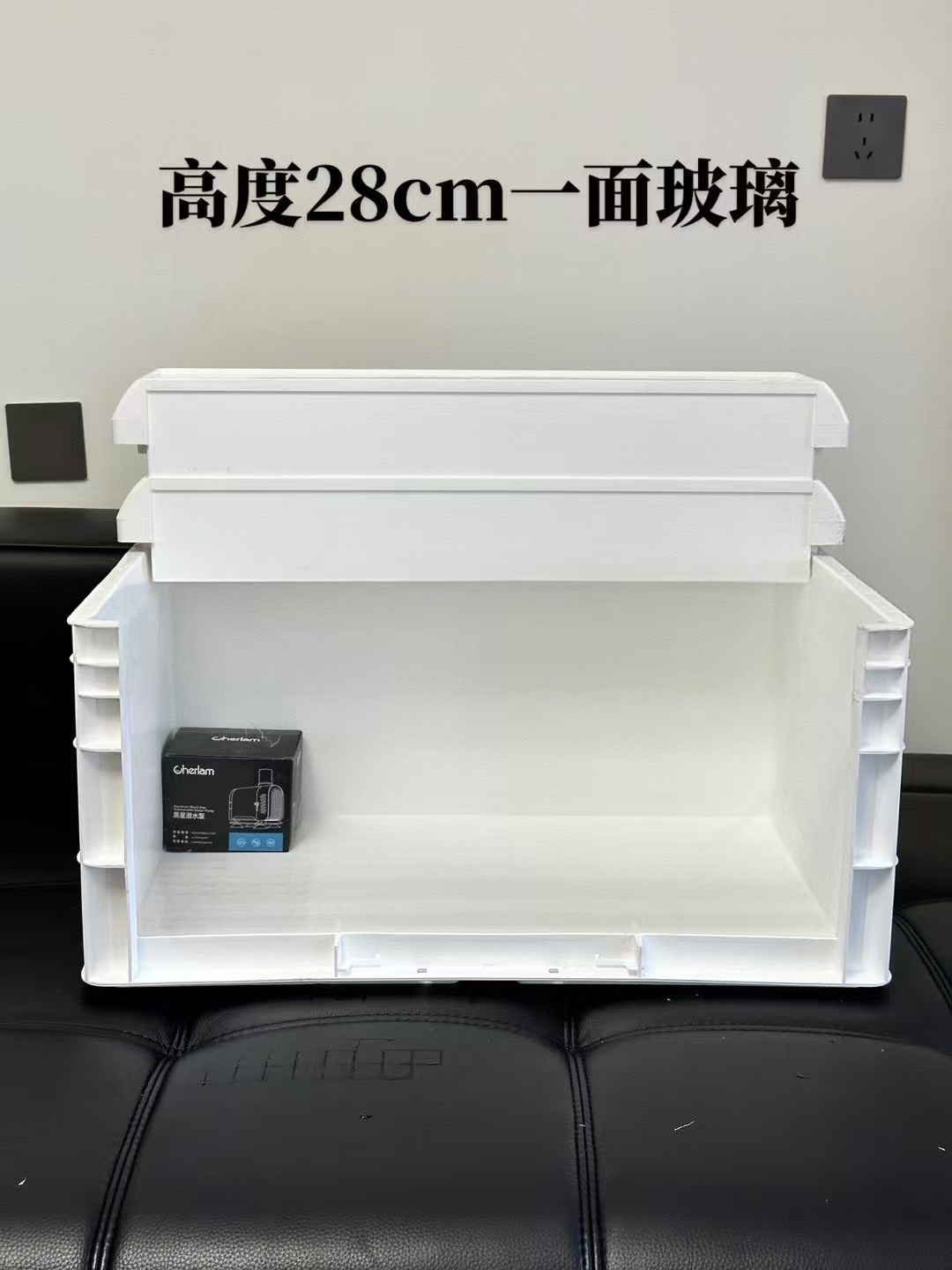 【一面玻璃】乌龟缸循环过滤养龟缸可视窗设计乌龟专用缸