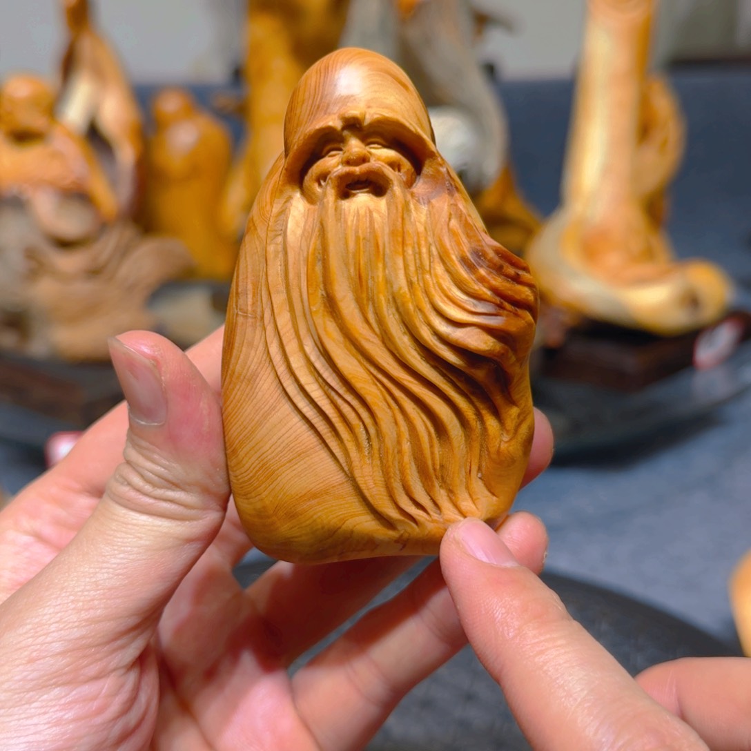 柏木（崖柏）崖柏手把件摆件