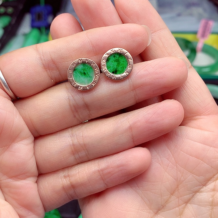 翡翠颈饰银S925镶嵌翡翠