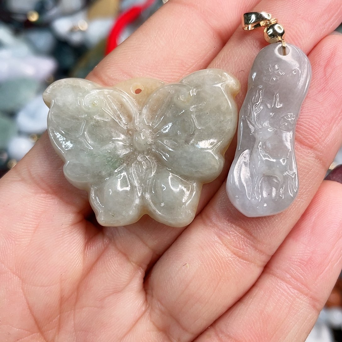 翡翠颈饰未镶嵌翡翠