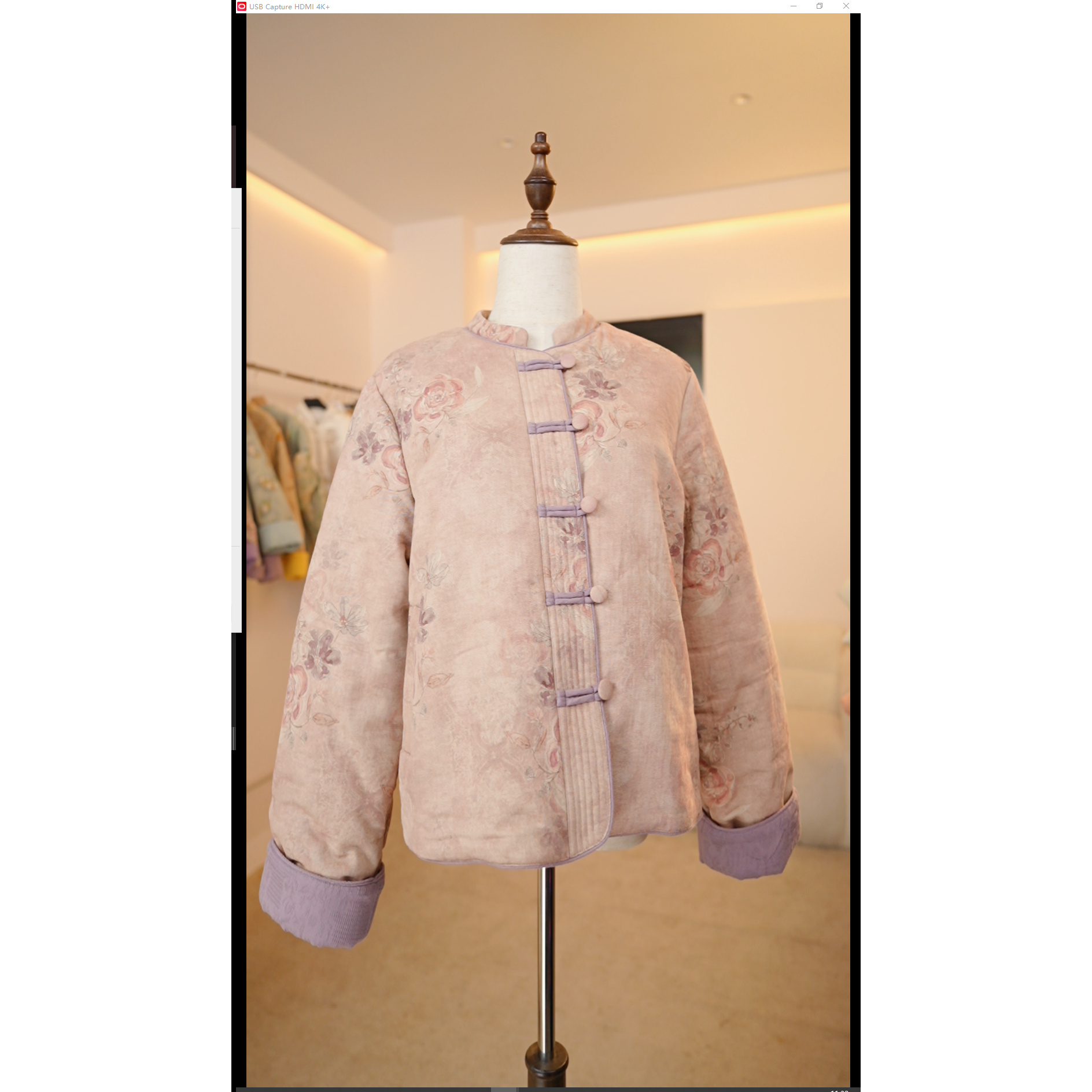 【桃夭】冬季国风新中式冬款棉服上衣女