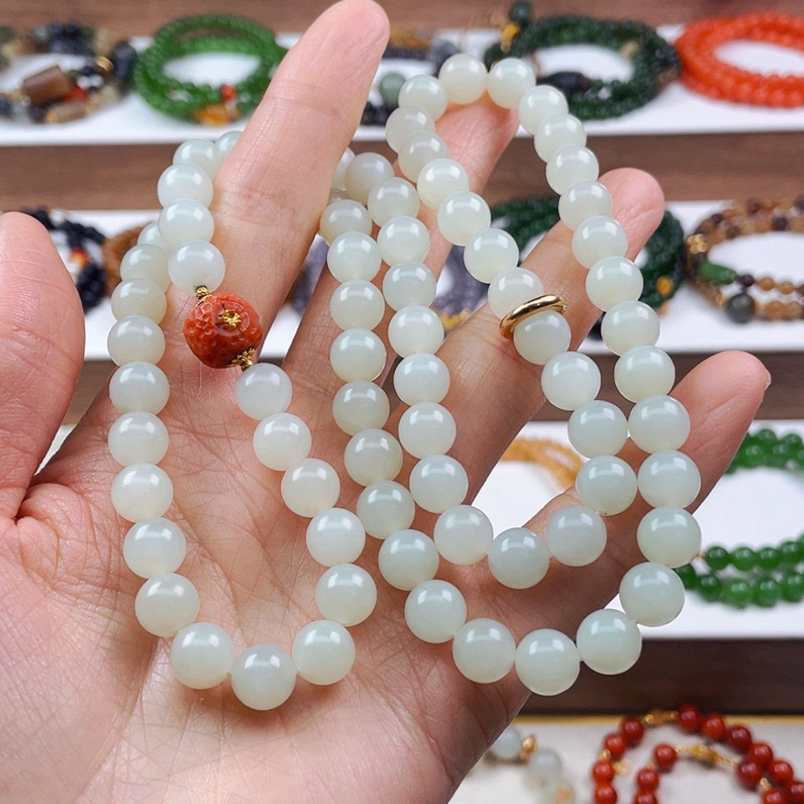 【闪购商品】和田玉手串未镶嵌