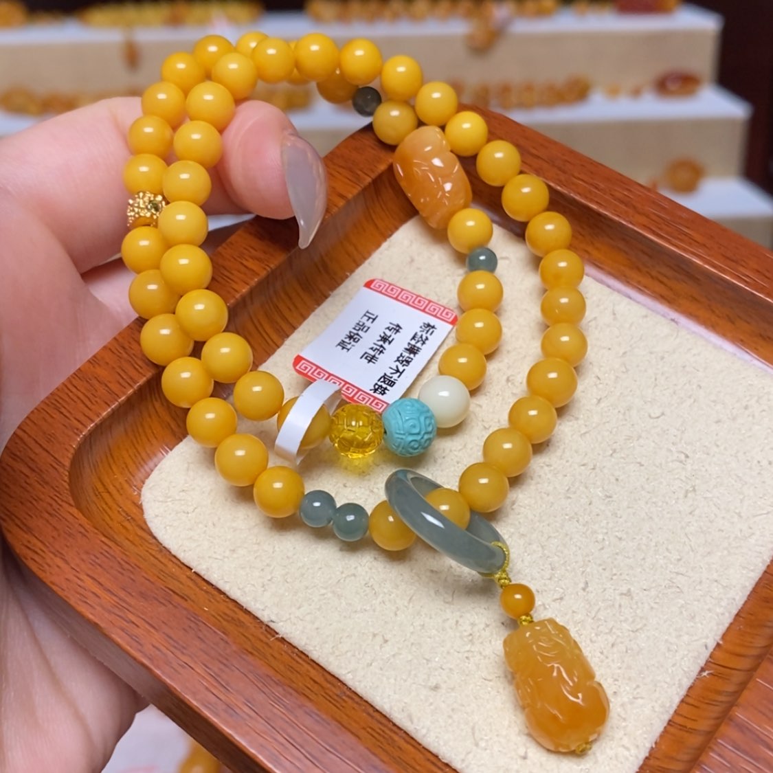 【闪购商品】未镶嵌蜜蜡手链手串