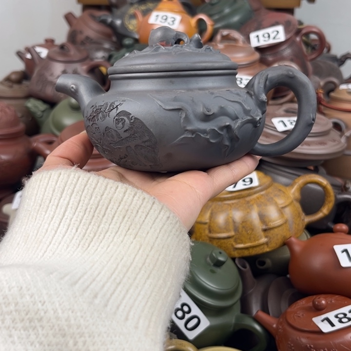 紫砂茶壶壶口炸了