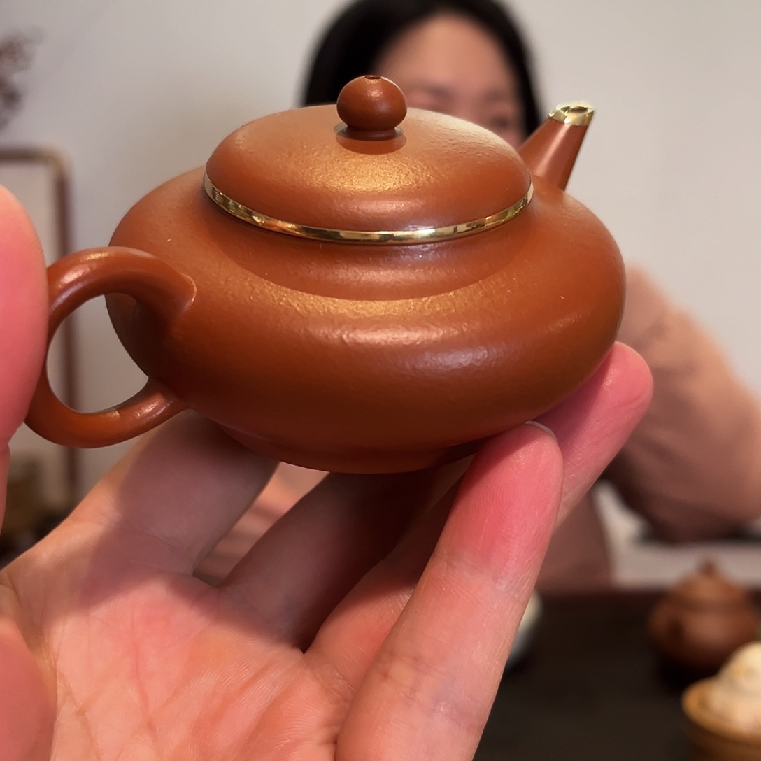 紫砂朱泥小品壶水壶