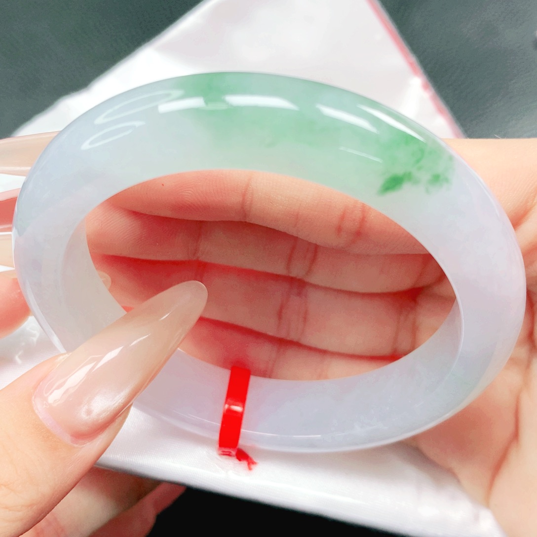 翡翠未镶嵌手镯56