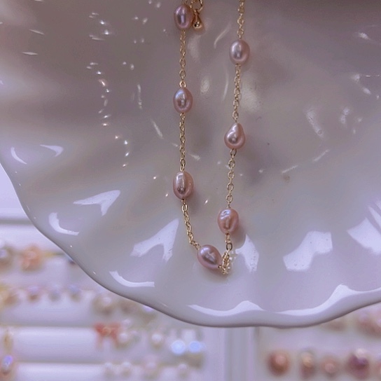 淡水珍珠手绳合金