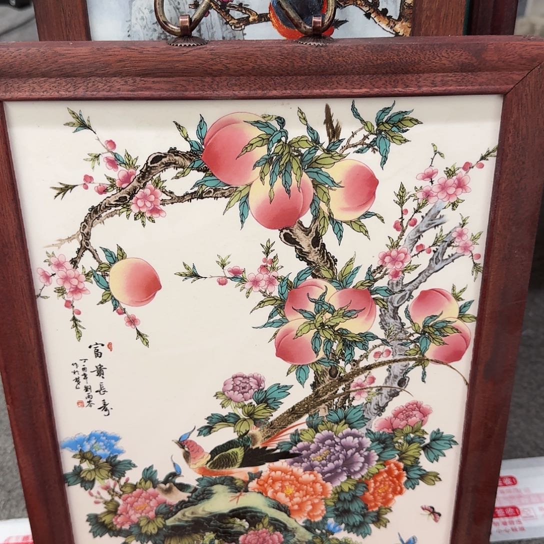 瓷摆件瓷板画瓷板画