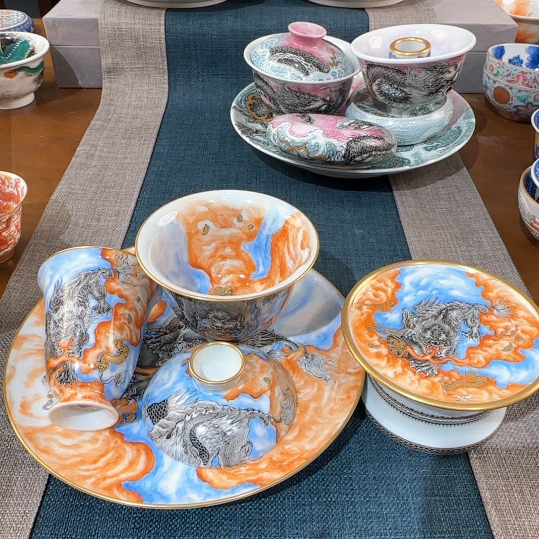 精工满绘貔貅本金配饰四件套