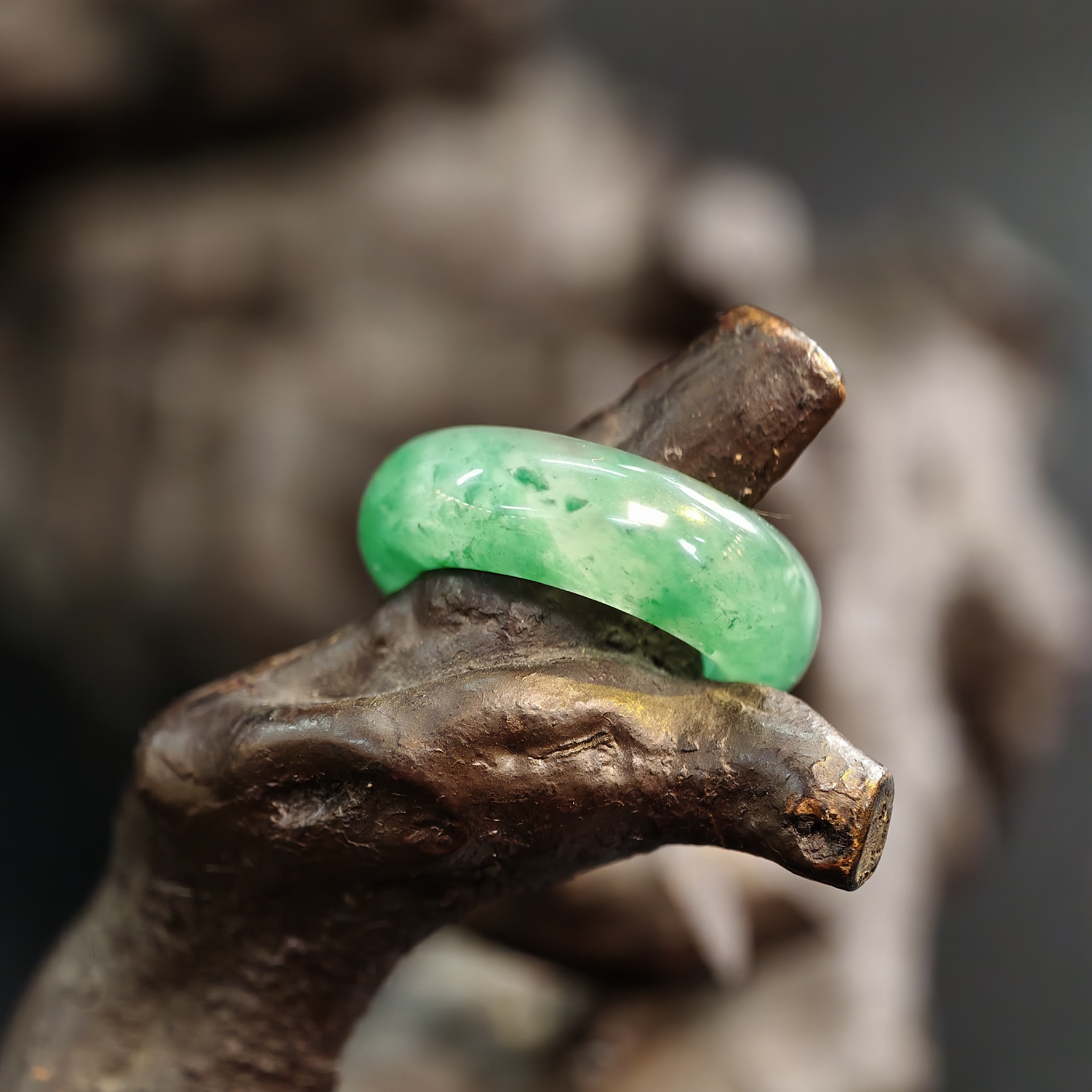 【miya】天然非洲翠戒指