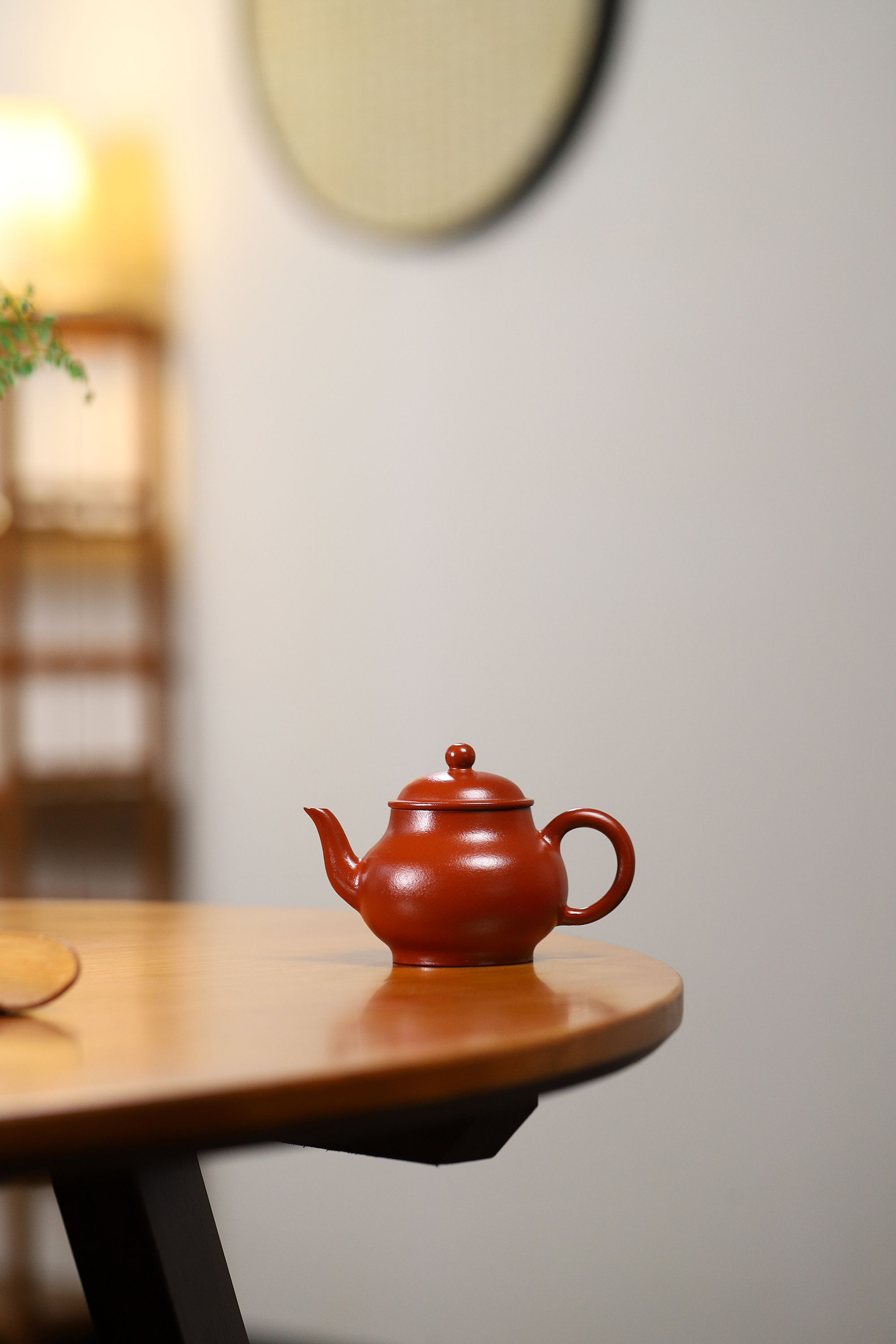 紫砂壶-潘壶-大红袍-130cc