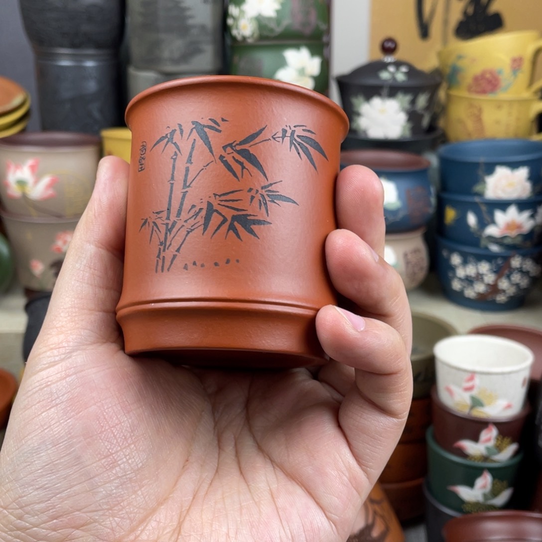紫砂茶杯紫砂茶杯