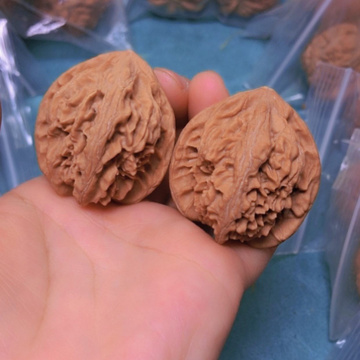 【闪购商品】摆件核桃38小众十方有黄磕尖