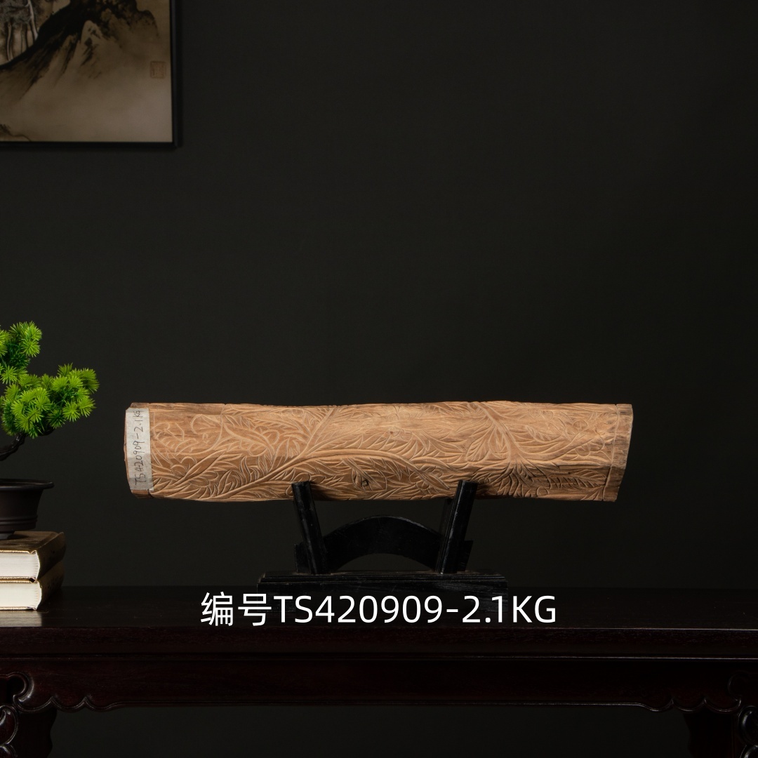 印度老山檀香横财摆件 檀香木原材料 老山檀香原木TS420909-2.1KG