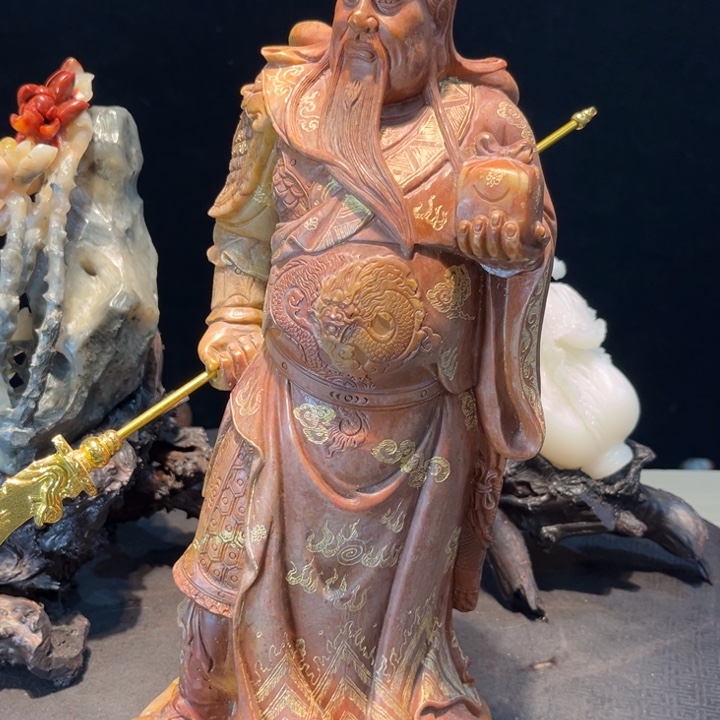 寿山石夜*寿山石摆件