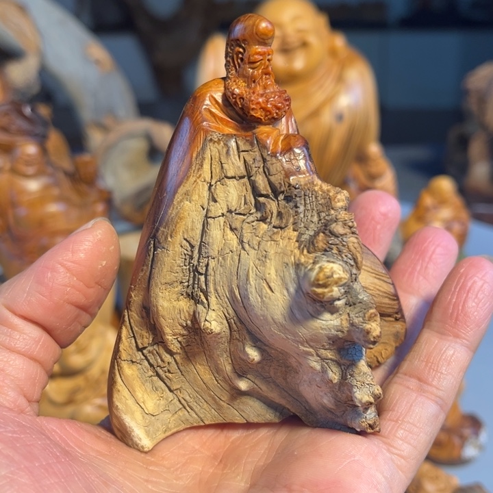 柏木（崖柏）根雕工艺摆件