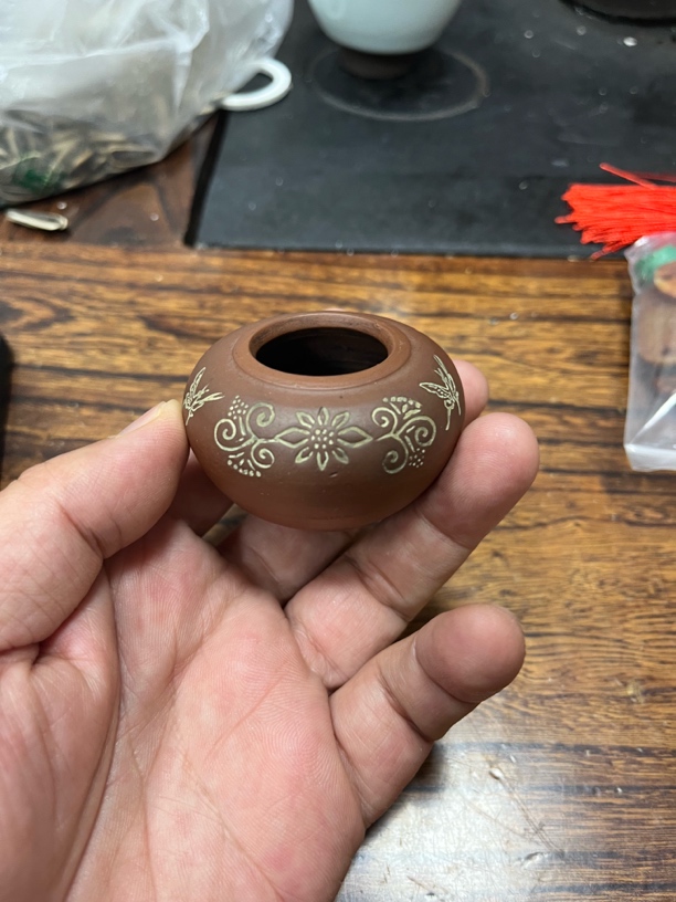 建国前后紫砂文房水盂