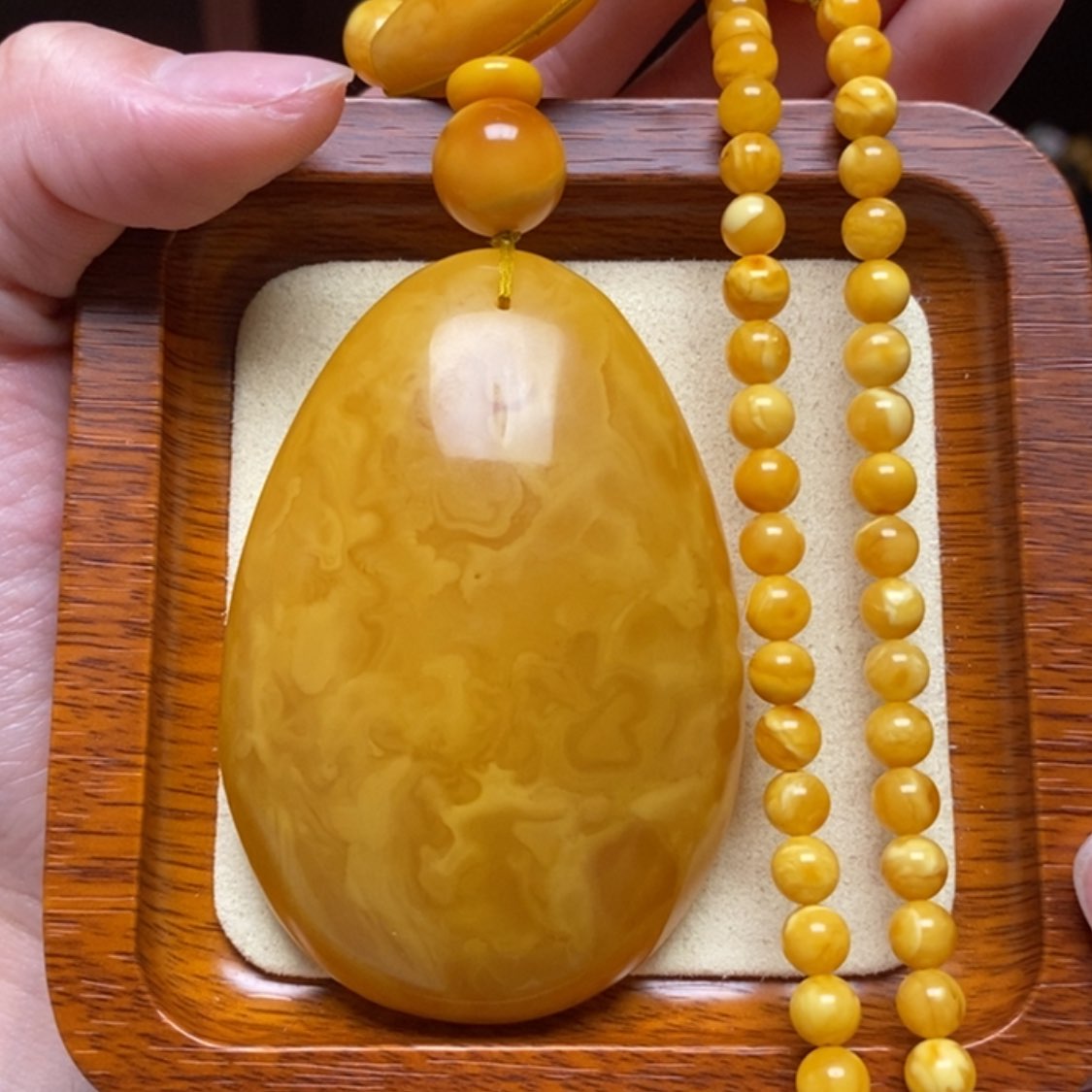 【闪购商品】蜜蜡颈饰未镶嵌项链