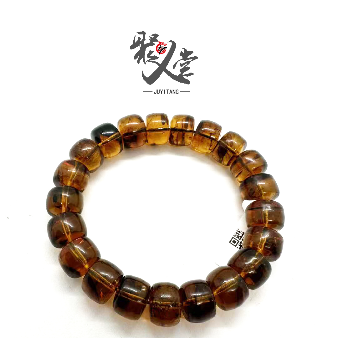 抚顺琥珀金珀手串 直切手串 老型手串12mm HR466-15AQ6A57B8L