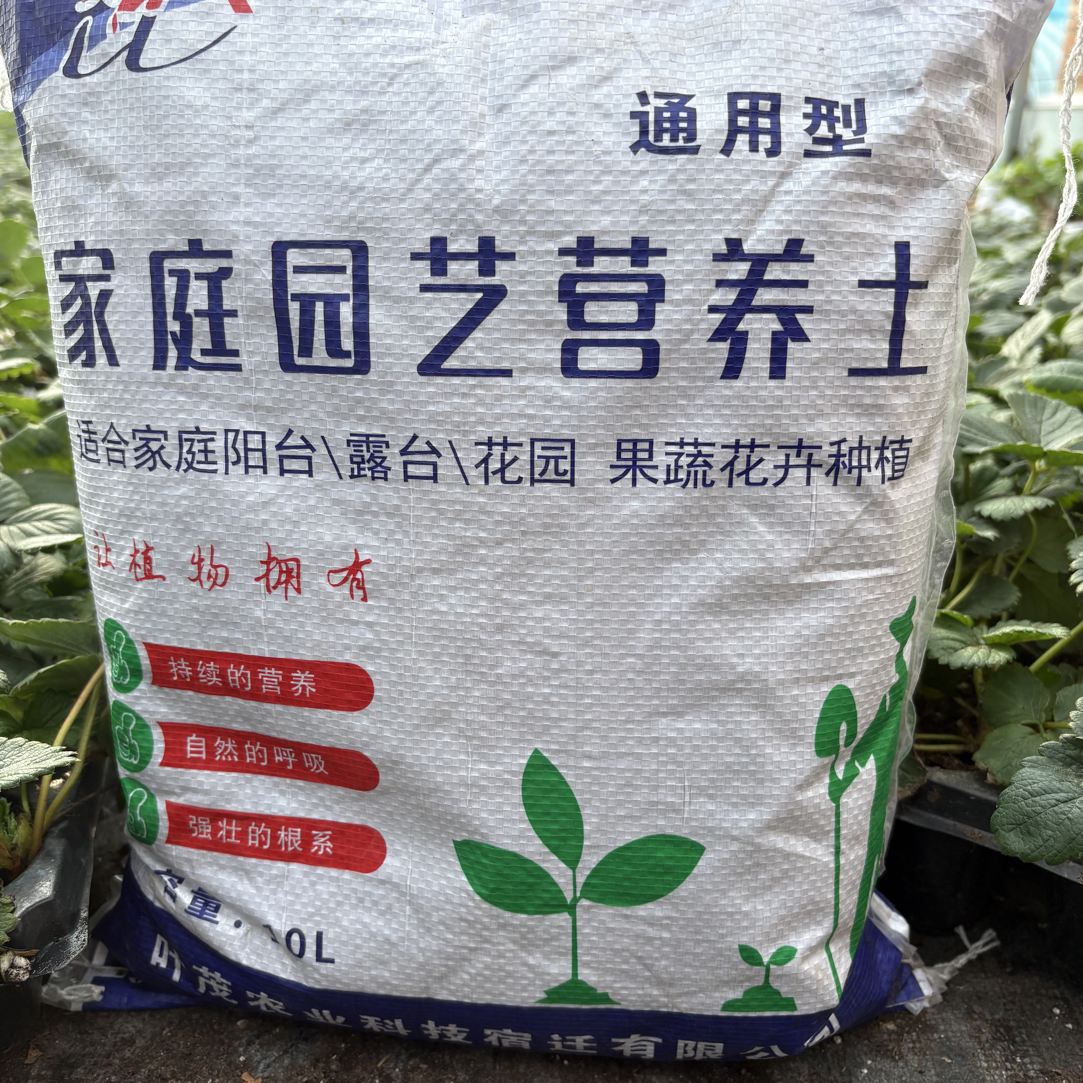 通用型花卉绿植营养土草莓苗机制土阳台露天种植