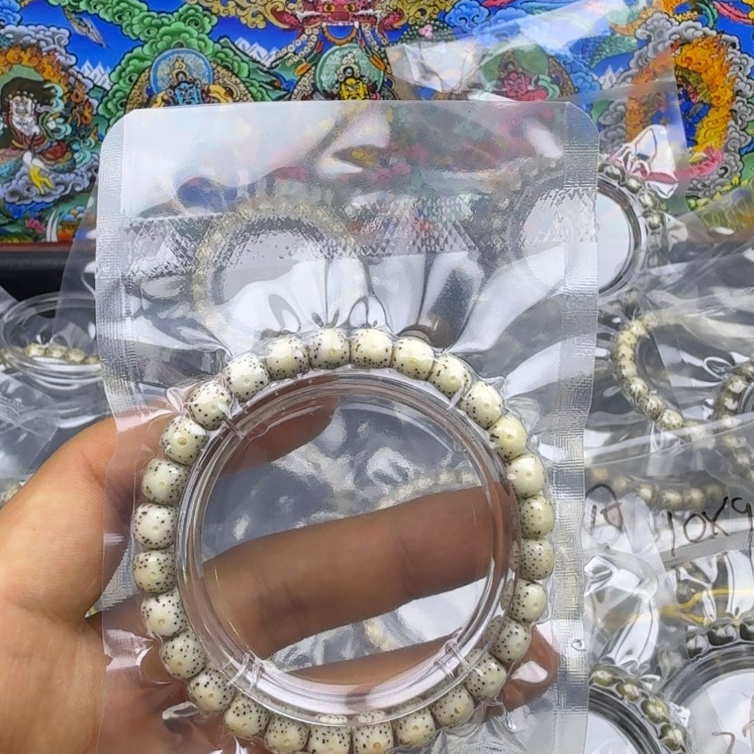 林***～星月菩提吊坠林夕星月留白8mm