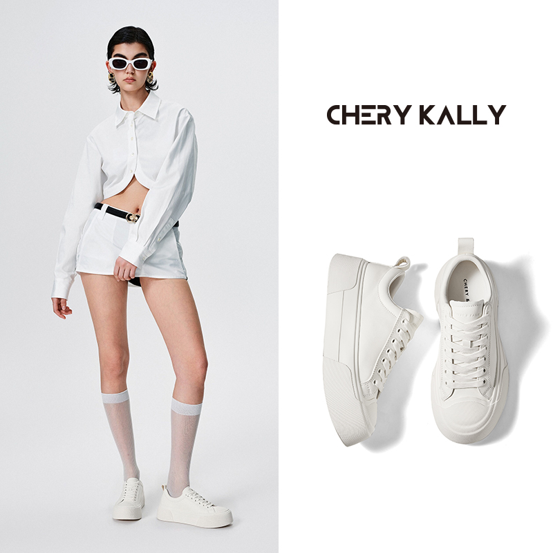 【心迹漫游】cherykally厚底休闲鞋时尚百搭小众鞋子配裙子的小白鞋