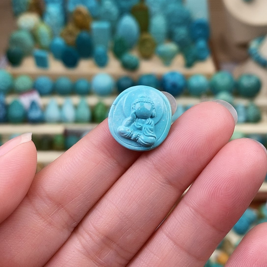 绿松石珠宝奇石未镶嵌