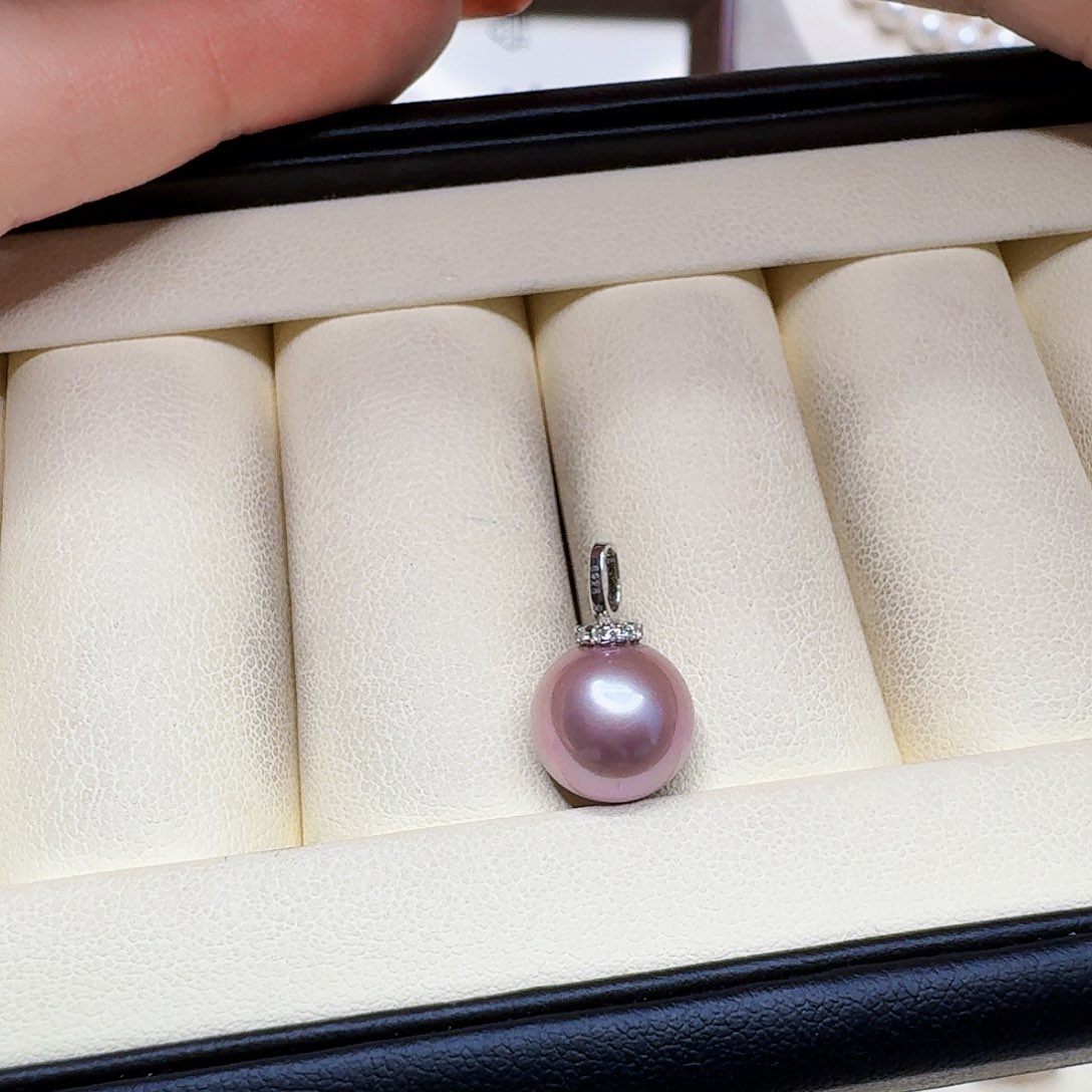 淡水珍珠颈饰银S925镶嵌