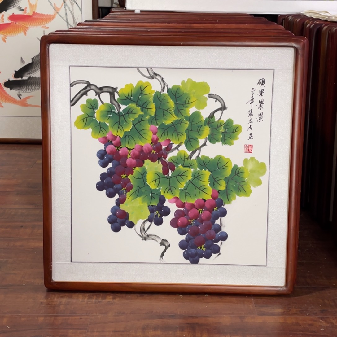 国画带框尺寸63*63厘米