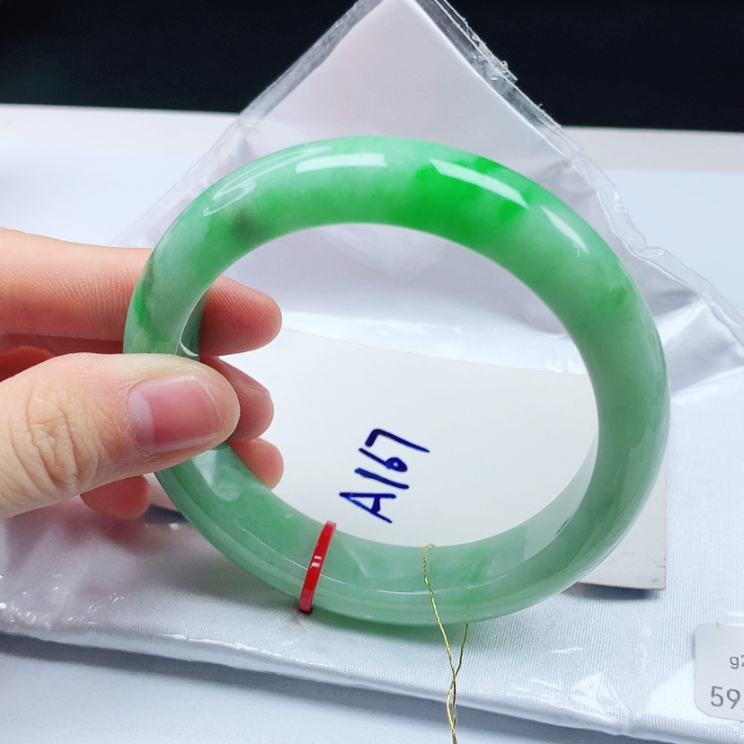 【闪购商品】翡翠手镯未镶嵌天然缅甸a货手镯59+