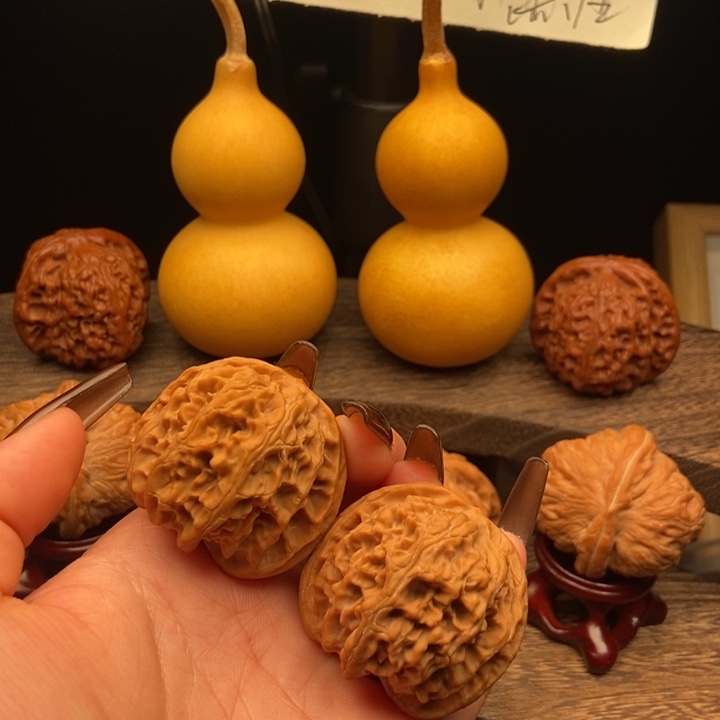 吊坠文玩核桃苹果园福利款