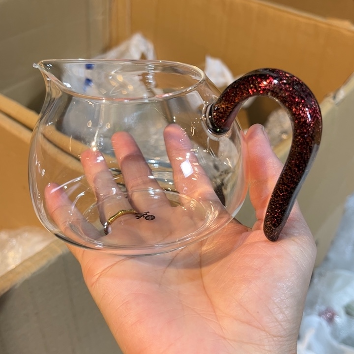 手工艺品玻璃淡然玫瑰金